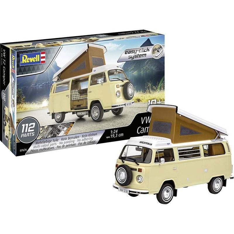 Foto van Revell rv 1:24 vw t2 camper 1:24 bus