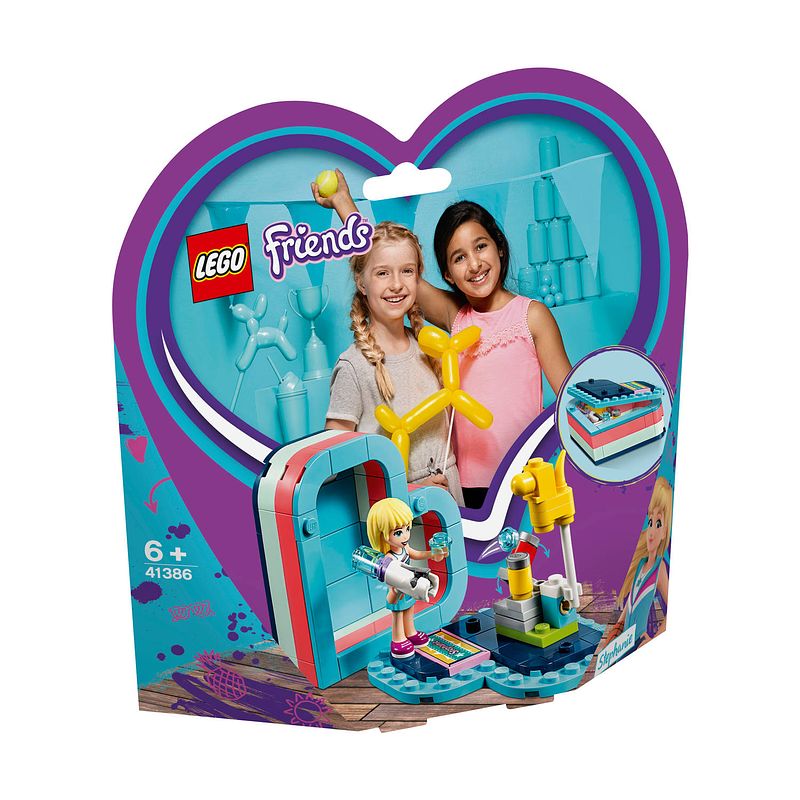 Foto van Lego friends stephanie hartvormige zomerdoos 41386