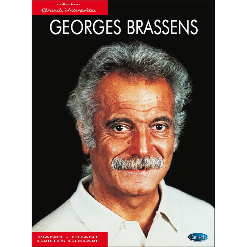 Foto van Hal leonard georges brassens: collection grands interprètes songboek voor piano, gitaar en zang