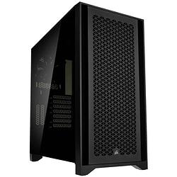 Foto van Corsair 4000d airflow tempered glass midi-tower gaming-behuizing zwart