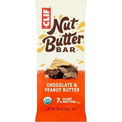 Foto van Clif nut butter bar chocolate & peanut butter 50g bij jumbo
