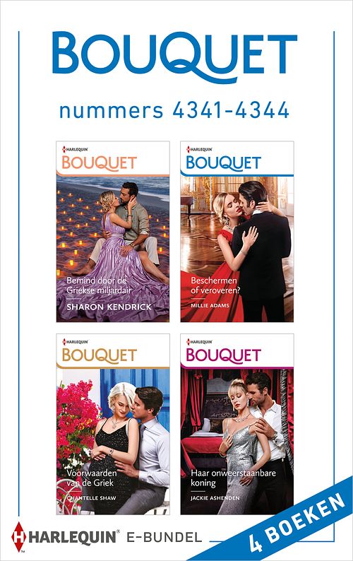 Foto van Bouquet e-bundel nummers 4341 - 4344 - chantelle shaw - ebook (9789402556032)