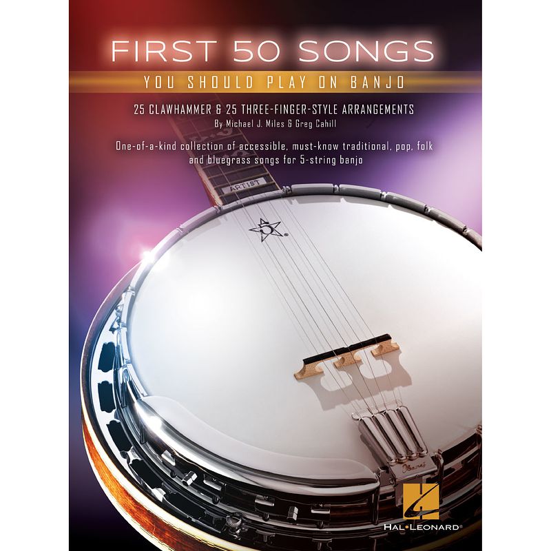 Foto van Hal leonard first 50 songs you should play on banjo songboek voor banjo