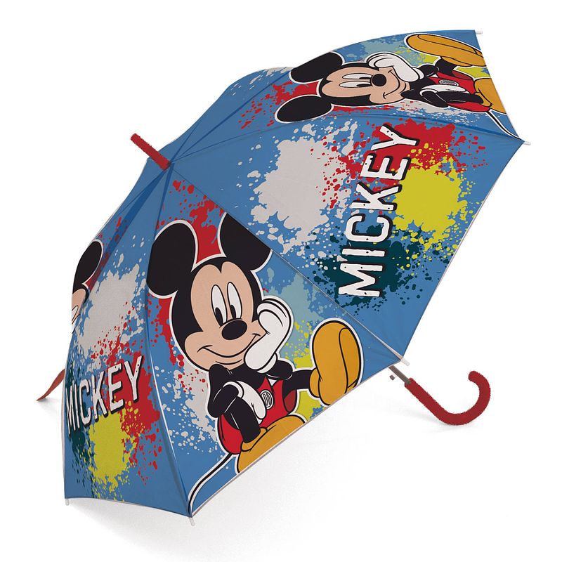 Foto van Disney paraplu mickey mouse junior 48 cm polyester blauw