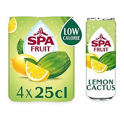 Foto van Spa fruit bruisende fruitige frisdrank lemon cactus 4 x 250ml bij jumbo