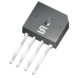 Foto van Taiwan semiconductor gbu806 bruggelijkrichter gbu 800 v array - viervoudig tube