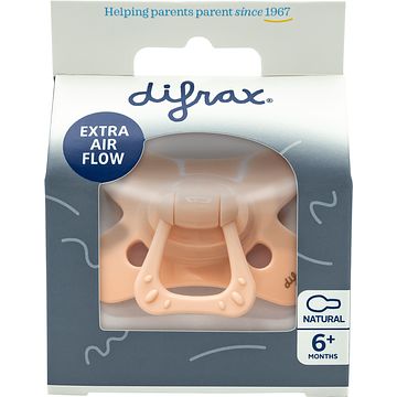 Foto van Difrax fopspeen natural 6+ maanden unisex bij jumbo