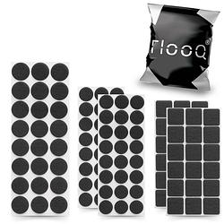 Foto van Flooq® anti kras vloerbeschermer vilt zwart - 120 stuks - meubelvilt zelfklevend - stoelpoot beschermers