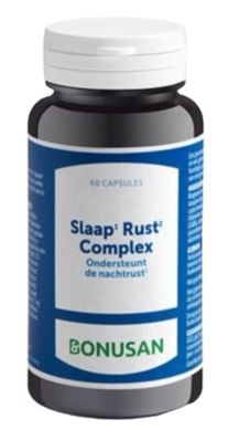 Foto van Bonusan slaap¹ rust² complex capsules