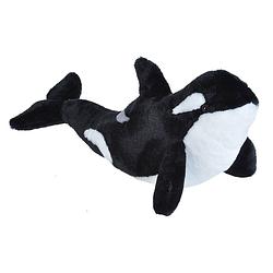 Foto van Wild republic knuffel orka junior 38 cm pluche zwart/wit