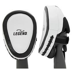 Foto van Legend sports stootkussen focus pads leer unisex wit/zwart