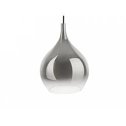 Foto van Leitmotiv hanglamp drup 26 x 35,5 cm e27 glas 40w chroom