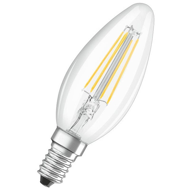 Foto van Osram parathom retrofit classic b 2.1-25w 827 e14 filament