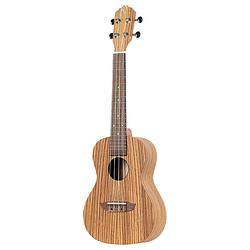 Foto van Ortega rfu11z-l timber series natural linkshandige concert ukelele met gigbag