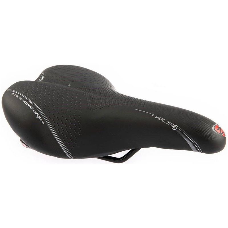 Foto van Selle bassano zadel m x33 met led heren zwart