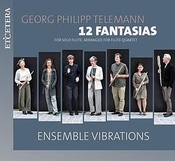 Foto van 12 fantasias for flute, arranged for flute quartet - cd (8711801017433)