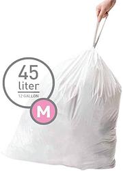 Foto van Simplehuman vuilniszakken code m - 45 liter (60 stuks)