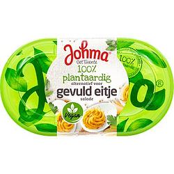 Foto van Johma 100% plantaardig alternatief voor gevuld eitje salade 175 g bij jumbo