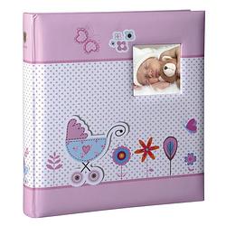 Foto van Henzo baby moments fotoalbum - babyalbum - 28 x 30,5 cm - roze - 60 pagina's