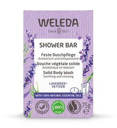 Foto van Weleda shower bar lavender + vetiver