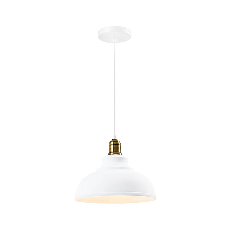 Foto van Quvio hanglamp rond wit - quv5126l-white