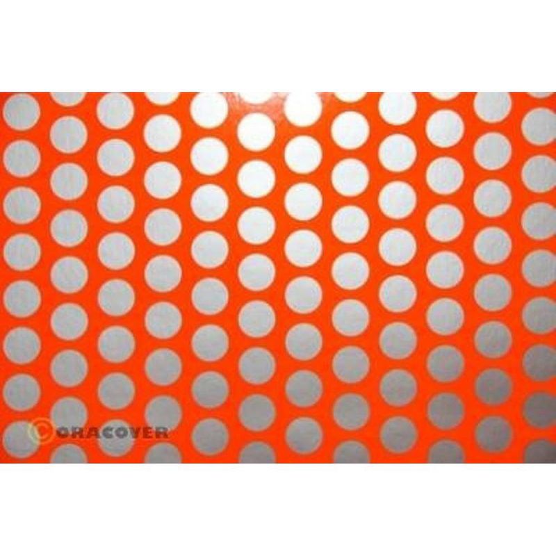 Foto van Oracover orastick fun 1 45-064-091-010 plakfolie (l x b) 10 m x 60 cm rood, oranje, zilver