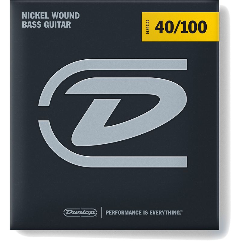 Foto van Dunlop dbn40100 nickel wound light 40-100 snarenset