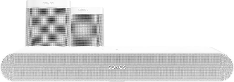 Foto van Sonos ray 3.0 + one sl (2x) wit