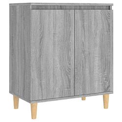 Foto van Vidaxl dressoir 60x35x70 cm bewerkt hout grijs sonoma eikenkleurig
