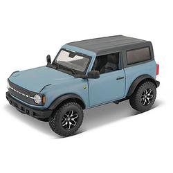 Foto van Maisto modelauto ford bronco badlands - blauw - schaal 1:24 - speelgoed auto'ss