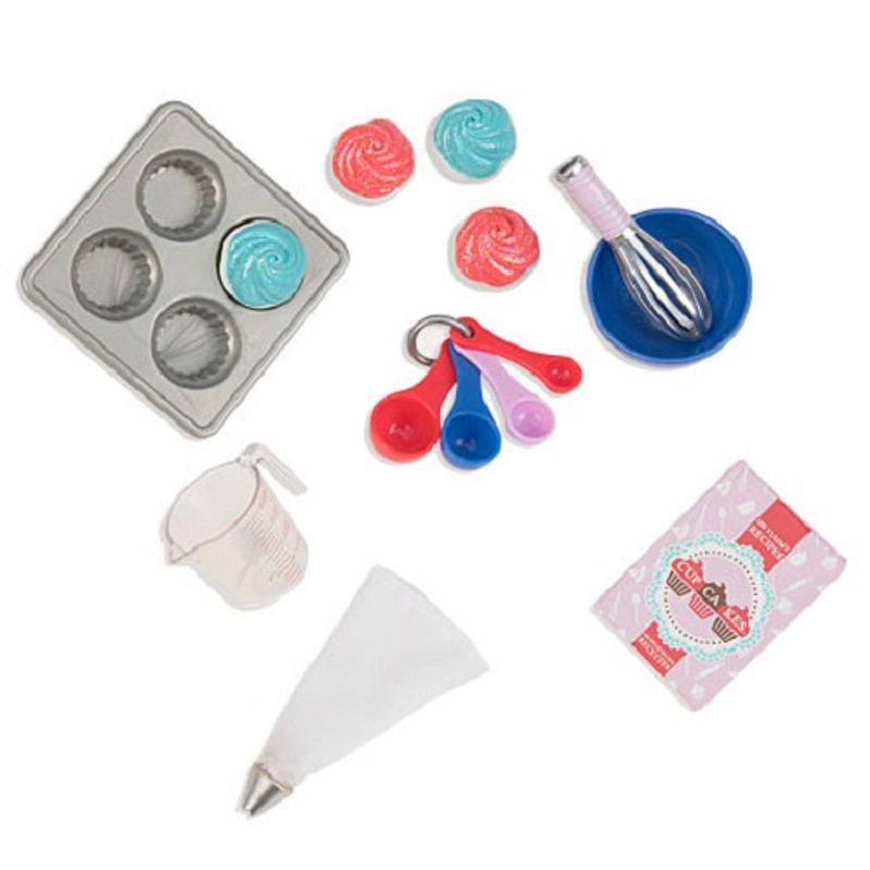 Foto van Our generation speelgoedeten bake me cupcakes kit junior 11-delig