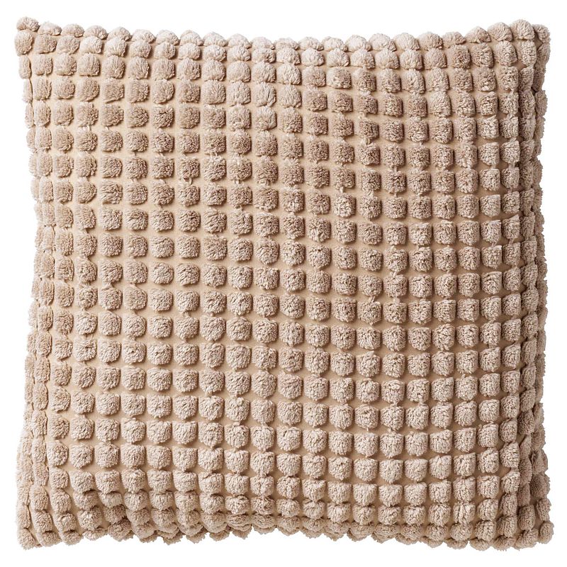 Foto van Dutch decor rome - kussenhoes uni pumice stone 45x45 cm - beige - beige