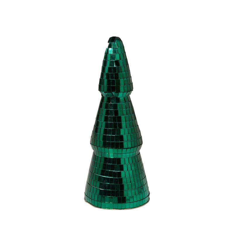 Foto van Kerstboom disco m - groen - ø7.5x20 cm