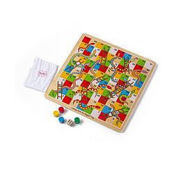 Foto van Bigjigs houten spel slangen & ladders