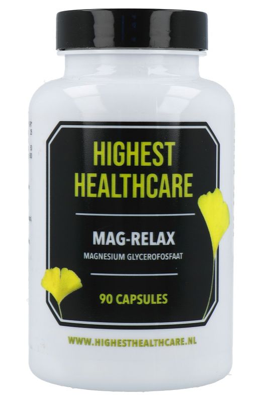 Foto van Highest healthcare mag-relax capsules