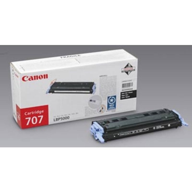 Foto van Canon tonercartridge zwart 707bk - 2500 pagina's - 9424a004