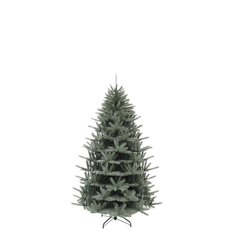 Foto van Triumph tree - matterhorn kunstkerstboom blauw h120 d94 cm