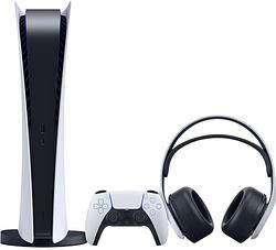 Foto van Playstation 5 digital edition + 3d pulse gaming headset