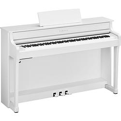 Foto van Yamaha clp-835 wh digitale piano wit