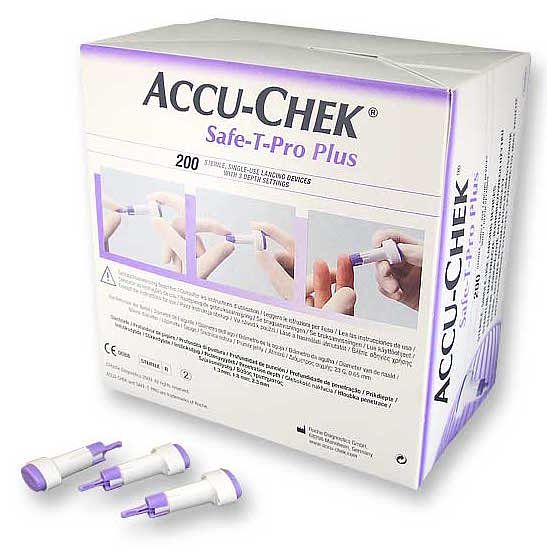 Foto van Roche accu-chek safe-t-pro-plus lancetten