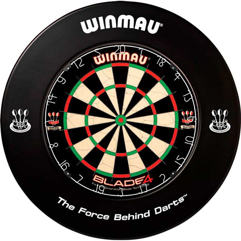 Foto van Dartbord catchring winmau zwart