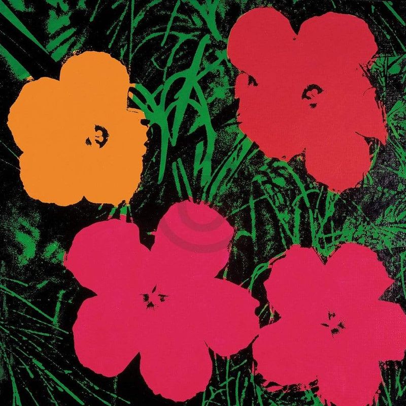 Foto van Andy warhol - flowers c. 1964 kunstdruk 60x60cm