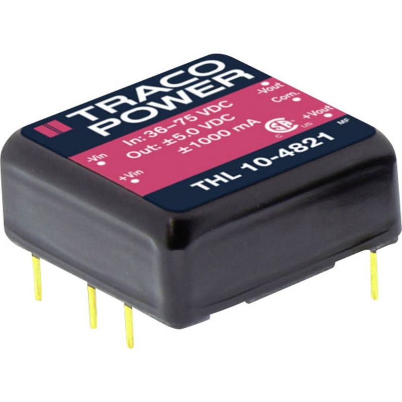 Foto van Tracopower thl 10-2422 dc/dc-converter, print 24 v/dc 12 v/dc, -12 v/dc 416 ma 10 w aantal uitgangen: 2 x