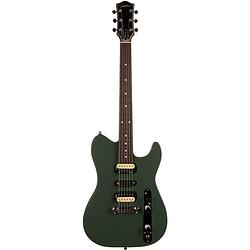 Foto van Godin radium matte green rw elektrische gitaar met gigbag