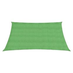 Foto van The living store schaduwdoek - hdpe - 3.6 x 3.6 m - lichtgroen