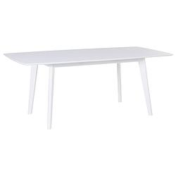 Foto van Beliani sanford - eettafel-wit-mdf