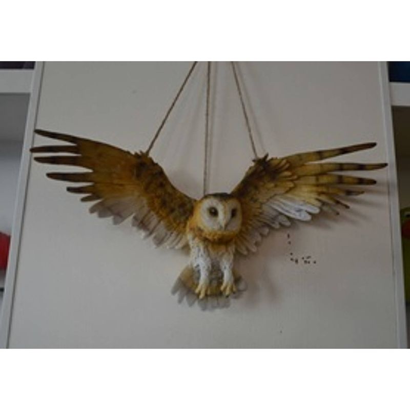 Foto van Farmwood animals - uil vliegend 57.5x13.5x28.5 cm