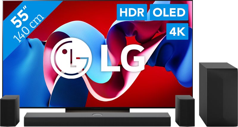 Foto van Lg oled55c46la (2024)  + soundbar