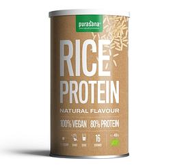 Foto van Purasana vegan protein poeder rijst naturel