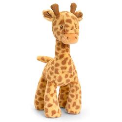 Foto van Pluche knuffel dier giraffe 25 cm - knuffeldier